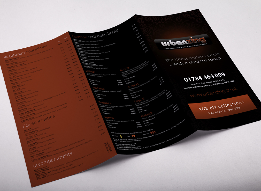 Mockup 10 - Takeaway Menu