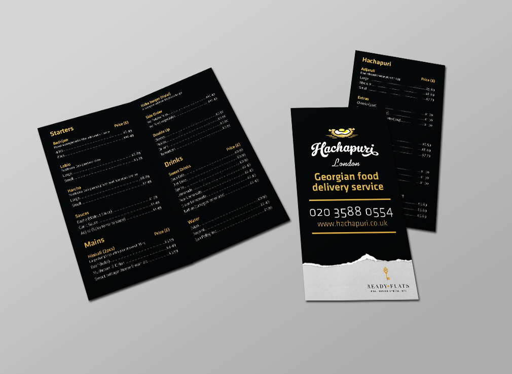 Mockup 3 - Menu